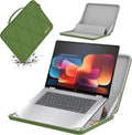 Smatree MS85T Hard EVA Protective Sleeve Case with Stand Compatible for 16inch HP Envy x360 2-in-1 16t-ac000, for 15.6inch HP255 G9 Notebook PC/HP Laptop 15/15t, Laptop Cover with Stand, Green