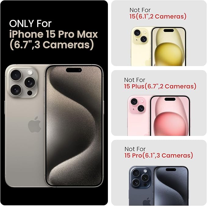 FireNova Designed for iPhone 15 Pro Max Case, Silicone Upgraded [Camera Protection] Phone Case, Soft Anti-Scratch Microfiber Lining Inside, 6.7 inch, Space Gray