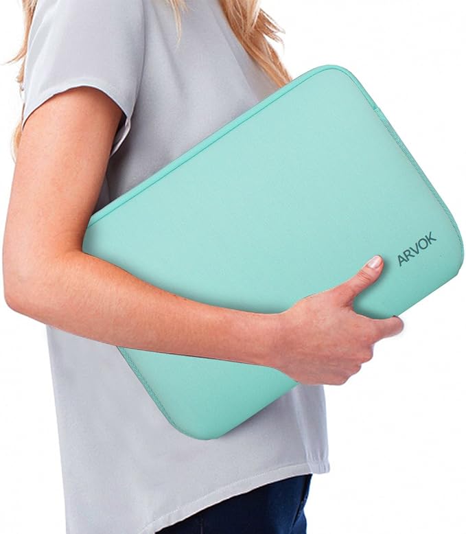ARVOK 15 15.6 16 inch Laptop Sleeve Ultra-Thin Case MacBook pro 16 inch Sleeve Water-Resistant Notebook Computer Pocket Tablet Briefcase Carrying Bag/Pouch Skin Cover for HP/Dell/Lenovo/Asus/Acer Gray