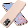 OTOFLY Designed for iPhone 13 Pro Max Case, Silicone Shockproof Slim Thin Phone Case for iPhone 13 Pro Max 6.7 inch (Pink)