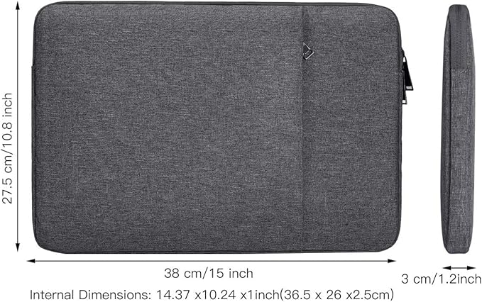 Drawing Tablet Sleeve Bag for XP-Pen Deco 01 V3, UGEE M708, Wacom Intuos Pro Medium PTH660/ Wacom One Case, Space Grey