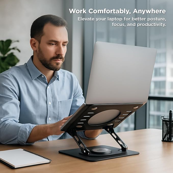 Uncaged ERGONOMICS Swivel Laptop Stand 2.0