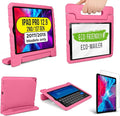 Official Cooper Dynamo Kids iPad Pro 12.9 Case for 1st/2nd Generation (2015/2017) | Unbreakable Protection, Magic Handle, Stand & Pencil Holder (NOT for 2018-2022 3rd-6th Gen) (Bubble Gum Pink)