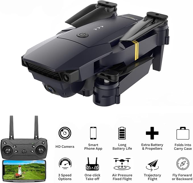 Falcon 4K Drone with Camera | Quadcopter Drones for Kids Falcon Drone for Adults and Galaxy Ball Toy Motorized Flying Spinner Drones for Kids LED Light Up Ball, Hand Gesture Control