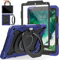 ROISKIN for iPad Pro 10.5 Case 2017/iPad Air 3rd Generation Case 2019, Rugged Heavy Duty Protective Cover with Screen Protector Pencil Holder, 360° Swivel Stand/Handle, Shoulder Strap for Kids