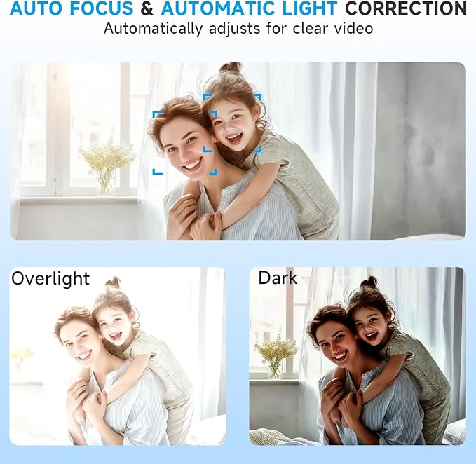 AOC White 4k Webcam for PC with Microphone, Computer Camera with Noise Cancellation, Privacy Cover, 99° FOV, Plug & Play USB Webcam for Streaming, Conferencing, Zoom, Skype, Facetime