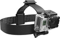 Reflex Camera Head Mount Compatible with GoPro Hero 13/12/11/10/9/8/7/6/5/4/3 & DJI Osmo Action Cameras. Adjustable Head Strap - Perfect GoPro Head Mount