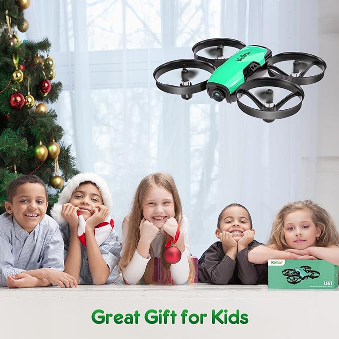 Loolinn | Drone for Kids 8+ Gift with Camera - Mini Drone, Remote Control Quadcopter Drone with 90° Adjustable Camera, Safe for Kids, Photos and Videos, Easy to Fly (Gift for Boys and Girls)