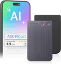 Plaud Note AI Voice Recorder, Note Taker w/Case, App Control, Transcribe & Summarize with AI, Support 112 Languages, for Meetings, Calls, Lectures, Professionals, Teams, Black, Non-Pro Version