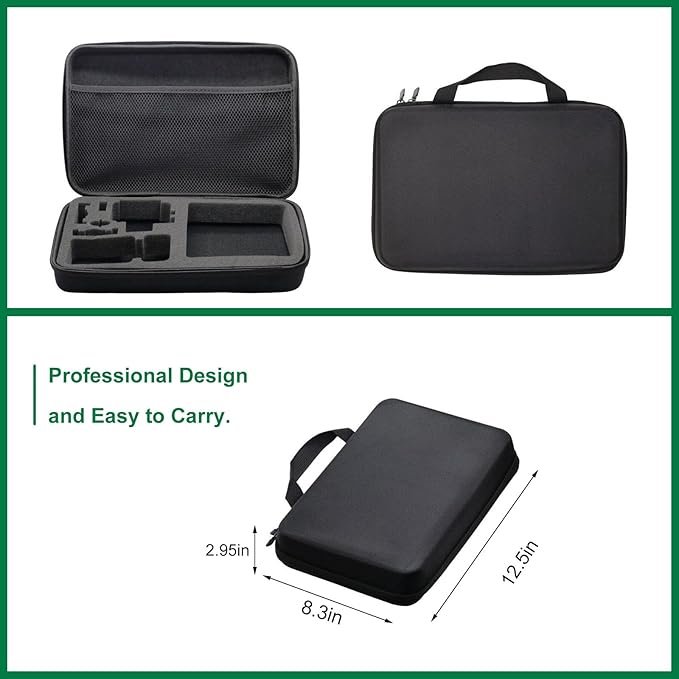 Accessories Kit for Gopro Hero 13 Black Waterproof Housing Silicone Case Glass Screen Protector Bundle for Go pro Gopro13 Hero13 Action Camera