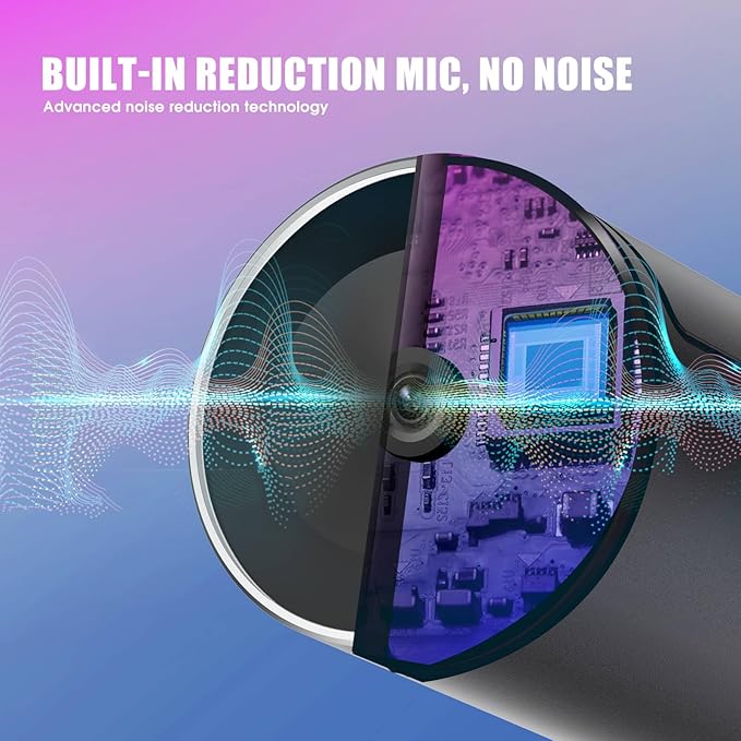4K Webcam, UHD CMOS Sensor, Noise Canceling Mic, AI Autofocus, Adjustable FOV, Built-in Privacy Cover, Works for Teams, Zoom, Google Meet, PC/Mac/Laptop/MacBook/Tablet
