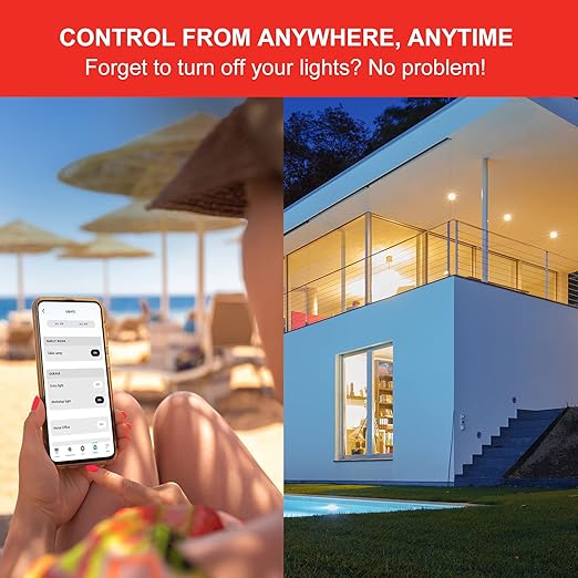 Sengled Alexa Light Bulb, BR30, S1 Auto Pairing with Alexa Devices, Smart Flood Light Bulb That Work with Alexa, Warm Light Bulbs, E26, Led Lights, 65W Equivalent Recessed, No Hub Required, 2-Pack