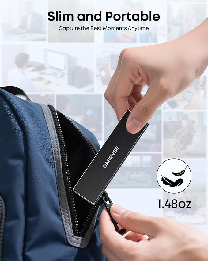 1TB External SSD USB 3.2 Gen 2, Up to 1000MB/s High Speed Portable Solid State Drive, Plug & Play Storage for PC, Laptop, Mac, Tablet, Video Editing, Backup
