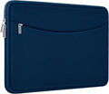 Laptop Sleeve 15.6 inch, Shockproof Protective Laptop Cover Briefcase Carrying Bag with Accessory Pocket, Portable Computer Case Compatible with MacBook, HP, Dell, Lenovo, Asus, Blue