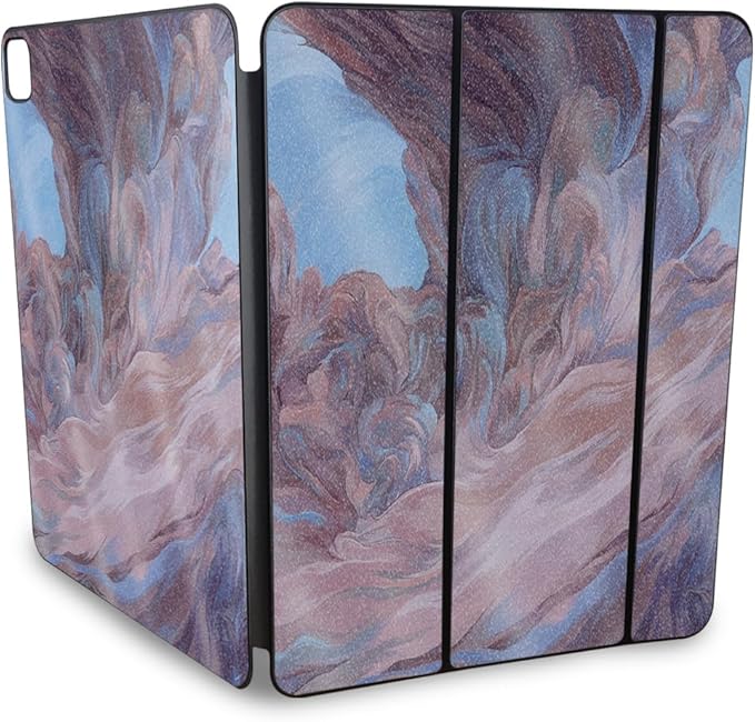 Glossy Glitter Skin Compatible with Apple Smart Folio for iPad Pro 13-inch (M4/M5) 2025 - Monsoon - Premium 3M Vinyl Protective Wrap Decal Cover - Easy to Apply | Crafted in The USA by MightySkins