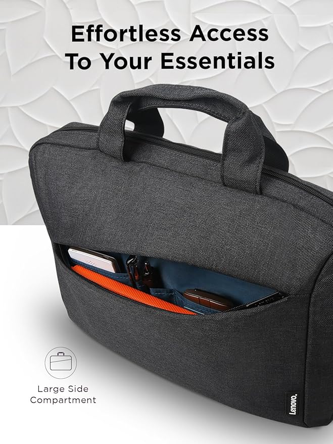 Lenovo Laptop Carrying Case T210, 15.6-Inch Laptop and Tablet, Sleek Design, Durable and Water-Repellent Fabric