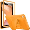 Soke Case for iPad 6th/5th Generation 9.7 Inch 2018/2017,with Built-in Screen Protector and Kickstand, Rugged Full-Body Heavy Duty Protective Cover for Apple iPad Air 2 /Pro 9.7 - Citrus