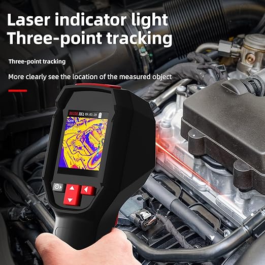 BSIDE Thermal Imaging Camera 240×240 Resolution 15 Color Palettes Infrared Thermal Camera -4°F to 1022°F 25Hz Rechargeable Handheld Thermal Imager with Laser Pointer 50°FOV for Home Inspection HVAC