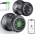 GHome Smart Fingerprint Door Lock, 4-in-1 Fingerprint Door Knob with Keypad, App Control, Keys, Removable & Rechargeable Battery, Door Locks for Bedroom, Home, Garage, Storage Room