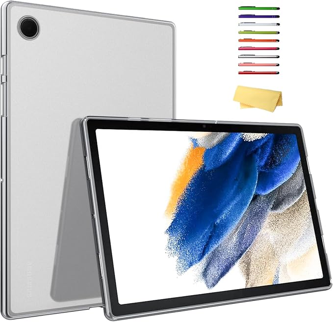 Translucent Case for iPad Pro 12.9 inch 2017/2015 (2nd/1st Generation) Frosted Clear Back Soft TPU Shockproof Silicone Lightweight Cover for iPad Pro 11 2nd Gen 2020/1st Gen 2018,Matte Clear
