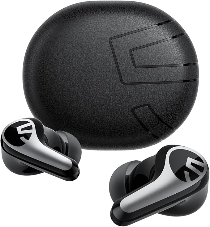 SOUNDPEATS C30 Hybrid ANC Earbuds with LDAC Hi-Res Audio, 52H Playtime -52dB Adaptive Noise Cancelling Wireless Earbuds, 6-Mic Clear Call, 12mm Driver, Bluetooth 6.0, Multi-Point, IP54 for Work/Travel