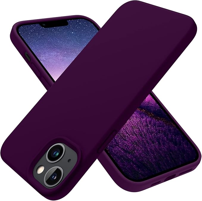 OTOFLY Designed for iPhone 14 Plus Case, Silicone Shockproof Slim Thin Phone Case for iPhone 14 Plus 6.7 inch （Purple）