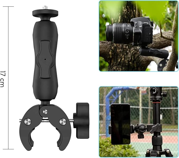 Reflex Camera 23 in 1 Motorcycle Action Camera Accessories Kit Compatible with GoPro Hero 13 and Hero 9-12, DJI Osmo Action 2, 3, 4, Pro 5, Insta360 Ace Pro/Ace Pro 2 Akaso and Other Sports Cameras