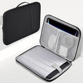 9-11 inch iPad Sleeve Case, Padded Travel Carrying Bag for 11-inch iPad Pro M5 M4 & iPad Air M2 M3 M4(2026) w/Magic Keyboard,11-in A16 Shockproof Handle Bag Cover Accessory Pocket -Black