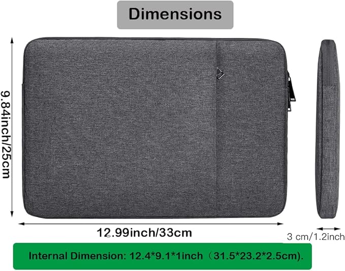 11.6 12 12.2 12.3 Inch Laptop Sleeve for 12.2" Samsung Chromebook Plus V2, Lenovo 11.6" 300e Chromebook, 12" 13" Microsoft Surface Pro, Dell Latitude 3190 11.6",ASUS HP Samsung Acer Lenovo Laptop Case