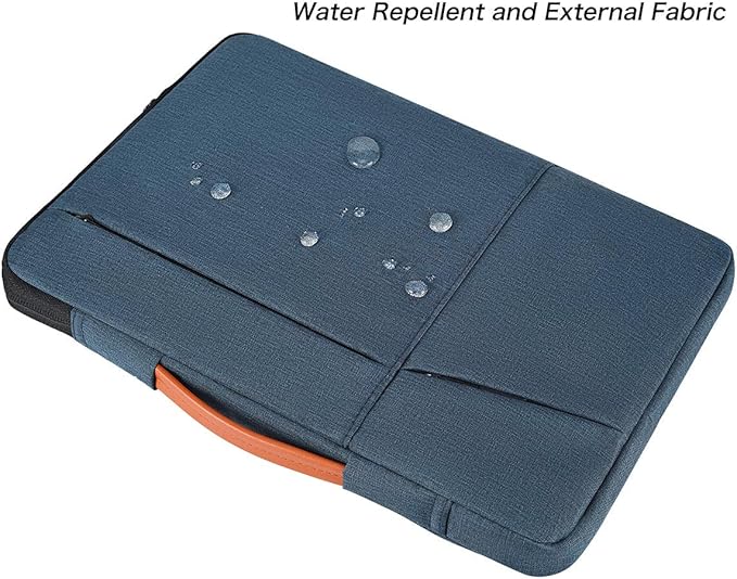 Protective Drawing Tablet Sleeve Case for Wacom Cintiq 16/ Cintiq Pro 17, Huion KAMVAS Pro 16, Waterproof Carrying Tablet Bag(Blue)