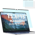 Magnetic Anti Blue Light Screen Protector for MacBook Air 13.6/13 Inch (2022-2026, M2, M3, M4, M5), Removable MAC 13.6" Blue Light Filter , Bubble-Free Install , Eye Protection Glare Laptop Screen Protector