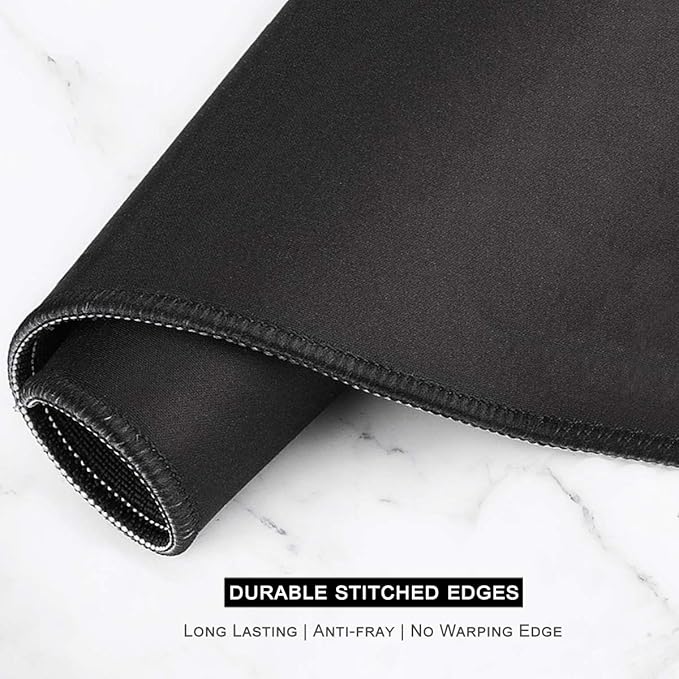 Auhoahsil Large Gaming Mouse Pad, Galaxy Theme XXL 35.4 x 15.7 in Desk Pad Stitched Non-Slip Rubber Long Computer Mousepad Thin Extended Full Size Desk Mat for Desktop, Laptop, Wireless Mice, Purple