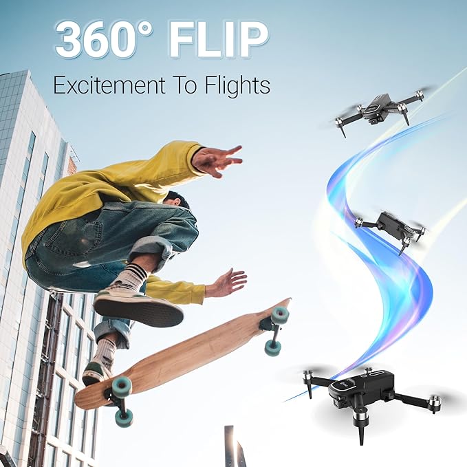 Contixo F16 Camera Drone for Kids – 1080P Dual Camera, Easy to Fly, 17 Mins Intelligent Flight Time, One-Key Takeoff/Landing – Perfect for Beginners and Young Drone Enthusiasts (Ages 14+)