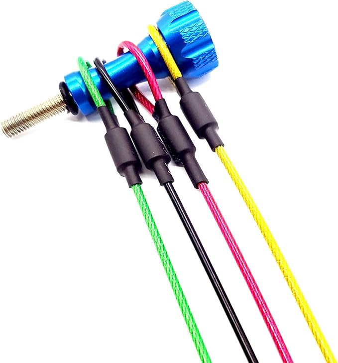Camera Safety Tether, Stainless Steel Cable Wire Colorful Coating Lanyard with Hook Carabiner Clip for GoPro Hero 9 8 7 6 5 4 3 Session DJI Osmo Action and Other Action Camera