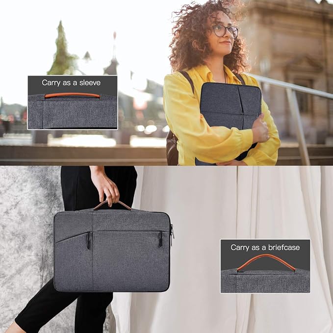 Waterproof Drawing Tablet Sleeve Case Compatible with Huion KAMVAS Pro 16, Wacom Cintiq 16/ Cintiq Pro 17, Space Grey