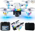 Drones for Kids 8-12 – Drone with camera for kids & Beginners,Kids drone with Fancy LED Lights, 4.3" Built-In FPV Screen, Three Batteries, Perfect Holiday & Birthday Gift, Indoor & Outdoor Quadcopter Toy
