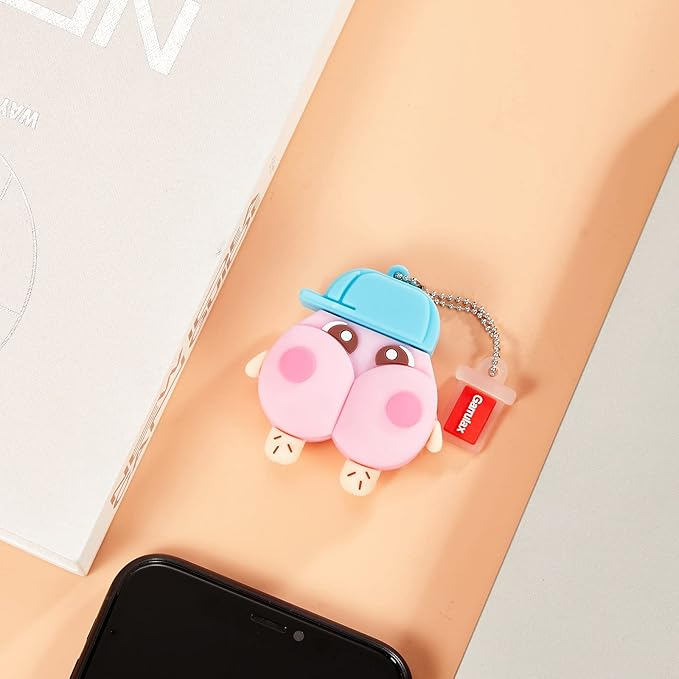 USB Flash Drives,Waterproof Silicone USB2.0 High Speed Thumb Memory Stick Pen Date Storage Pendrive U Disk (32GB,Cute Butt)