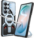 TONGATE for Samsung Galaxy S26 Ultra Case with Magnetic Stand, Compatible with MagSafe [Built-in Camera Cover & Ring Holder][Military-Grade Protection]Anti-Slip Rugged Phone Case for S26 Ultra,SkyBlue