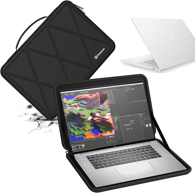 Smatree Hard EVA Protective Sleeve Compatible for 16 inch HP OmniBook X Flip NGAI 16/X Flip Next Gen AI 16,for 16inch OmniBook 7Flip 2-in-1 Laptop Next Gen AI PC, 16inch ZBook Studio G11 Case (X8279)