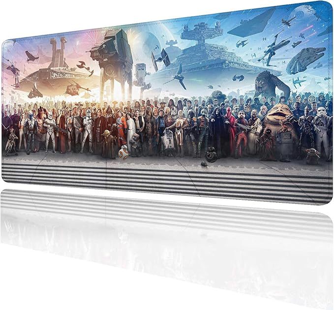 XXL Large Gaming Mouse Pad The Chosen One Custom Desk Pad,Mousepad with Anti-Slip Rubber Base,Stitched Frame Mouse Mat,Portable Desk Mat for Computer Keyboard Mice Laptop & PC,31.5X15.7 Inch