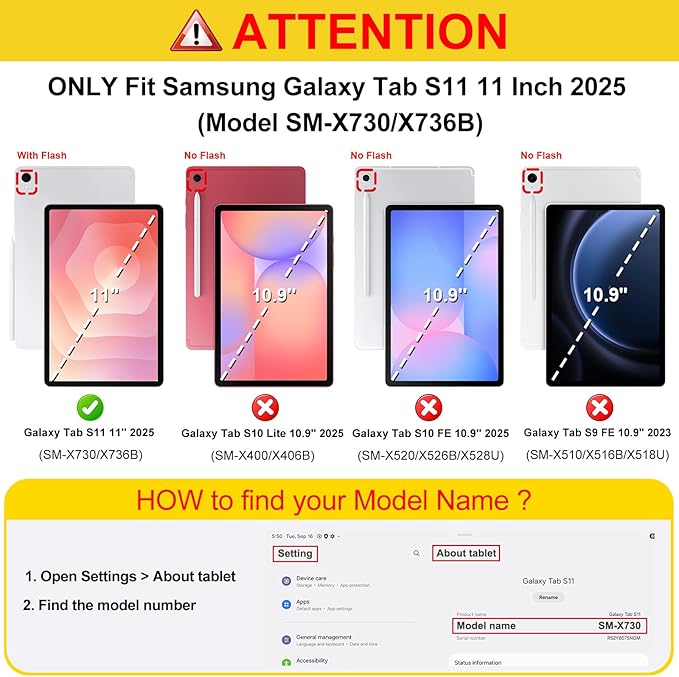 Fintie Case for Samsung Galaxy Tab S11 5G 11 Inch 2025 Model (SM-X730/X736B) with S Pen Holder, Multi-Angle Viewing Soft TPU Back Cover with Pocket, Auto Wake/Sleep, Navy