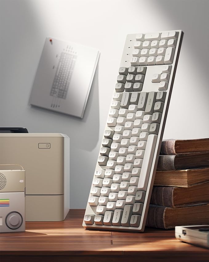 Keychron C2 Pro Wired Mechanical Keyboard with 8K Hz Polling Rate, Full Size Custom RGB Backlit Hot-Swappable, Non-Shine Through PBT Keycaps Compatible with Mac Windows Linux