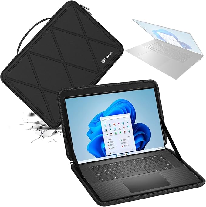 Smatree Hard EVA Protective Sleeve Case Compatible for 17 inch DELL XPS 17 9730/9720/9710/9700 Laptop, for 17 inch DELL Precision 5770 Workstation Water-Resistant Bag(X8293)