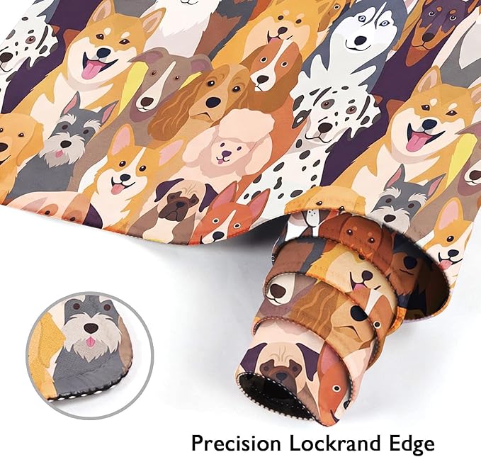 Britimes Large Gaming Mouse Pad Cute Dog Non-Slip Desk Pad Keyboard and Mouse Desk Mat for Gamer, Office & Home, 31.5 x 15.7 in