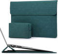 HYZUO 13 Inch Laptop Case Sleeve with Stand for 2026-2018 MacBook Air 13 M5 M4 M3 M2 M1, 2026 13" MacBook Neo, 2026-2016 MacBook Pro 13 M2 M1, iPad Pro/Air 13, Surface Pro 12-3, XPS 13, Dark Green