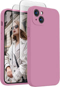 FireNova Designed for iPhone 13 Case, Silicone Upgraded [Camera Protection] Phone Case, Soft Anti-Scratch Microfiber Lining Inside, 6.1 inch, Lilac Purple