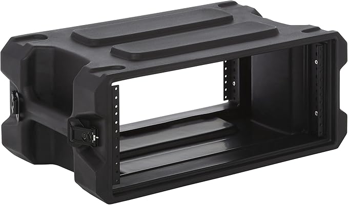Gator Cases Pro Series 4U Rack Case with Shallow 13" Depth, Roto Molded Made in USA (G-PRO-4U-13)