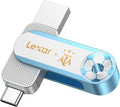 Lexar 128GB Solid State Dual Drive D500 USB 3.2 Gen 1, AFA Edition, World Cup, Dual Port USB Type-C/Type-A, Up to 400MB/s, Compatible w/iPhone 15/16/17, Android, Tablets, PC & Mac (LJDD500128G-BNXNU)