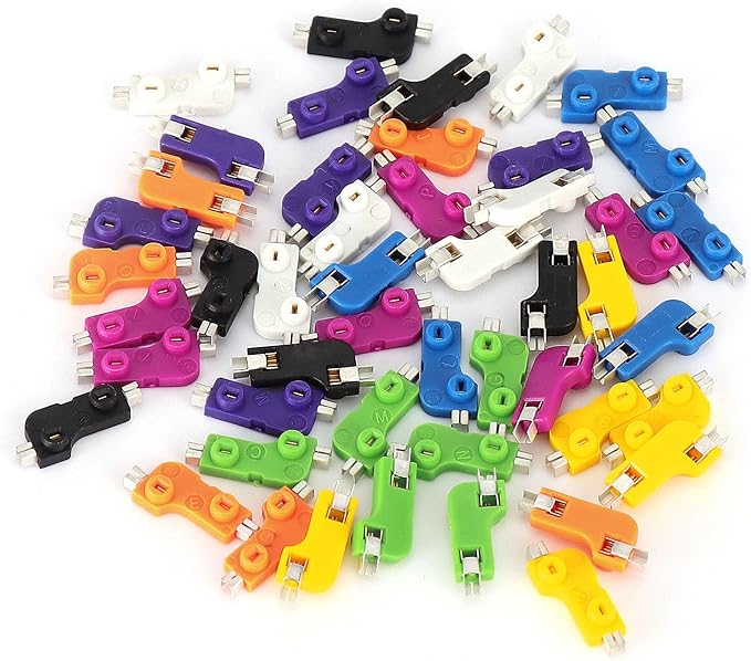 DUROCK MX Hotswap Sockets - Mechanical Keyboard Switches (Yellow, 110pcs)