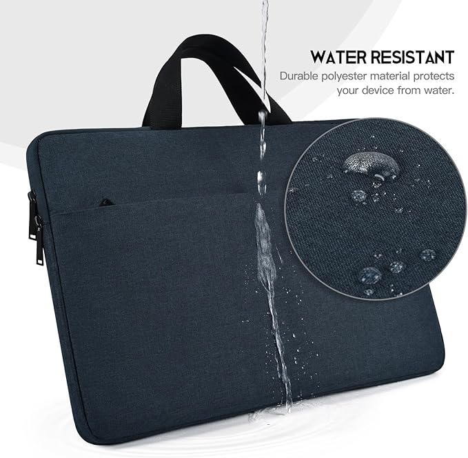 24 inch Portable Monitor Sleeve, Padded Shockproof Carry Bag for 23.8-24 inch Portable Display Monitors(W/t Adjustable Stand) Water-Resistant Monitor Bag Cover with Accessory Pocket